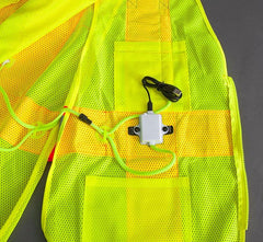 Nite Beams Class 2 LED Solid Adjustable Breakaway Public Safety Vest, Medium - 6XL