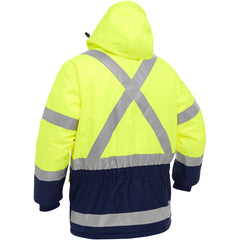 Bisley® Extreme Cold ANSI Type R Class 3 Jacket with Navy Bottom and X-Back