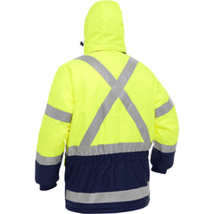 Bisley® Extreme Cold ANSI Type R Class 3 Jacket with Navy Bottom and X-Back