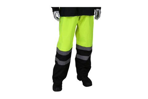 Viz™ ANSI Class E Value All Purpose Waterproof Pants with Black Bottoms