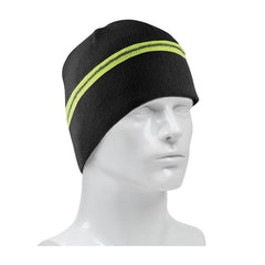 Winter Beanie Cap with Reflective Stripe