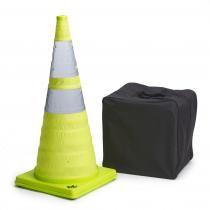 Collapsible traffic cones, 18" & 28"