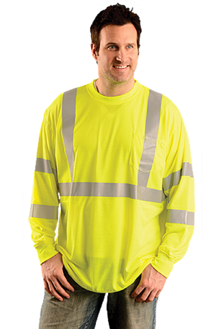 Occunomix OK-TL3-04 Class 3 long sleeve tee shirt