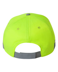Outdoor Cap SAF201 Hi Viz Baseball Hat, Velcro Closure