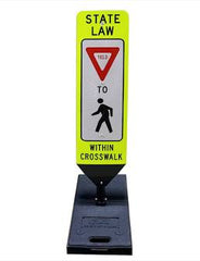 Shur-Tite Reboundable Pedestrian Crosswalk Barricade